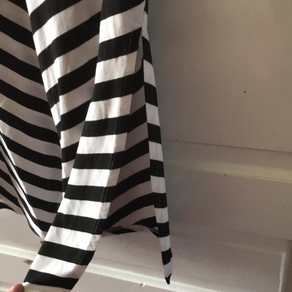 Striped maxi skirt with side slit - Picture 2 of 2